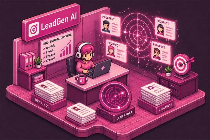 LeadGen AI, génération de leads qualifiés