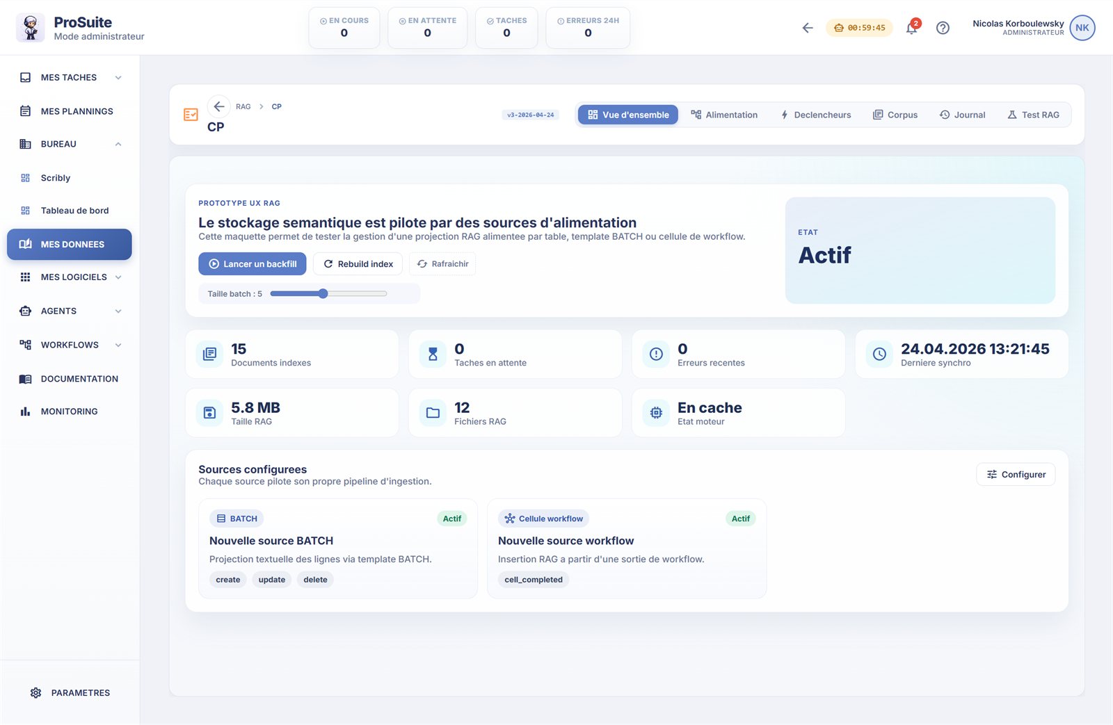 Mes documents : recherche en langage naturel dans tous vos documents