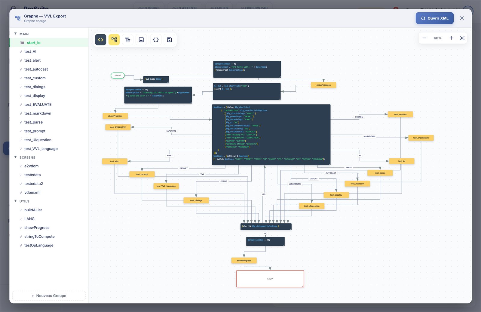Extensions : le designer VVL pour créer des comportements sur mesure
